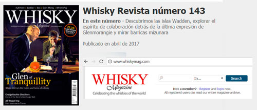 Whiskey Magazine Revista Digital