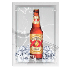 Cerveza dos equis ambar (México)