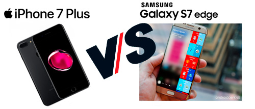 Galaxy S7 Vs Iphone 7 celulares