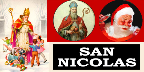 San Nicolás y Santa Claus