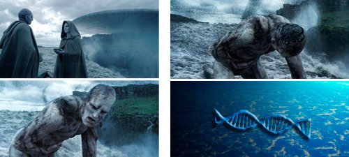 Creación del hombre en Prometheus
