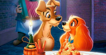 Movie Lady and the tramp 1955