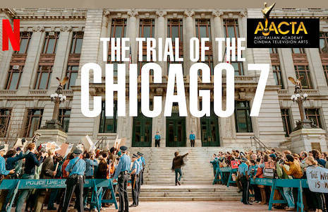 el juicio de los 7 de Chicago 2020 Movie Poster