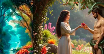 Creación de la tierra (Adán y Eva)