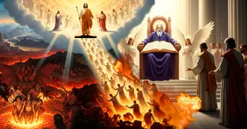 El Juicio Final ante Dios como Juez (Trono Blanco)