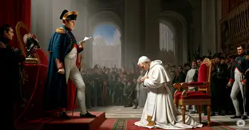 Napoleón humilla al Papa