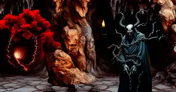 Satanás es encadenado en el Abismo