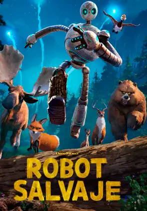 Película El Robot Salvaje 2024